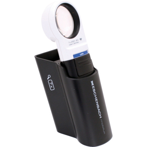 Eschenbach LED宽灯放大玻璃 + 7倍，带有专用支架
动员+mobase 1511-7M