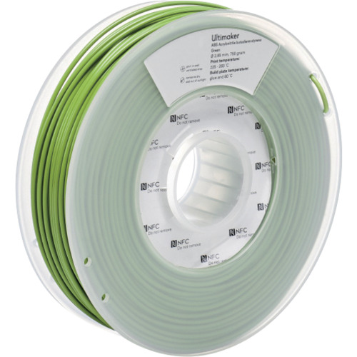 Ultramaker真正的细丝ABS Green 2.85mm 750g 1627