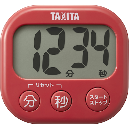 塔尼塔抗菌和可见计时器TD-429-RD
数字计时器 TD-429-RD
