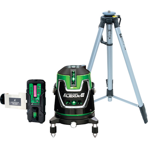 Shinwa Laser Robo Lexia-E 51绿色接收器/三脚架套装
激光机器人Lexia-E 51绿色，带接收器和三脚架 70895