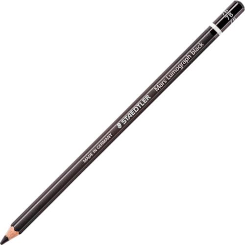 Staedtler 747417）火星射击黑色高质量绘画铅笔7B
铅笔射击黑色100％PEFC 100B-7B
