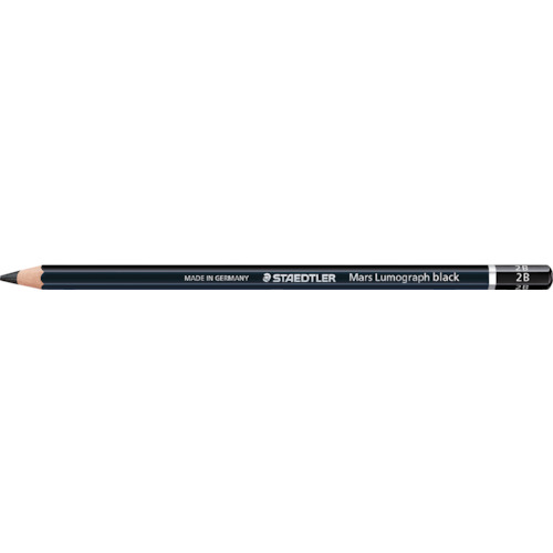 Staedtler 210993）火星射击黑色高质量绘画铅笔2B
铅笔射击黑色100％PEFC 100B-2B