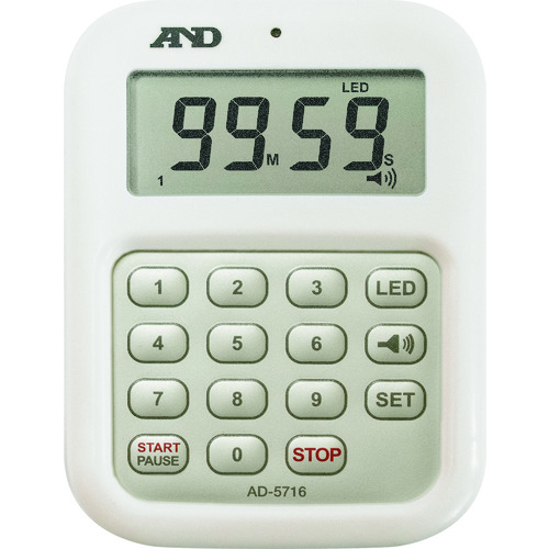 A＆D大批量数字计时器（100分钟数字计时器）AD-5716
100分钟。大声音计时器 AD-5716