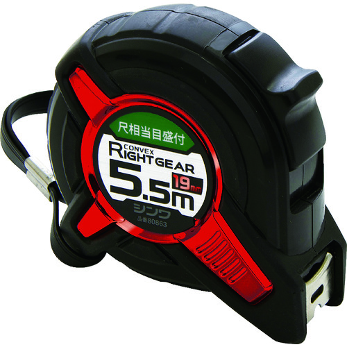 [停产] Shinwa凸出轻型齿轮19-5.55m，比例等于尺度
胶带测量正确的齿轮 80863