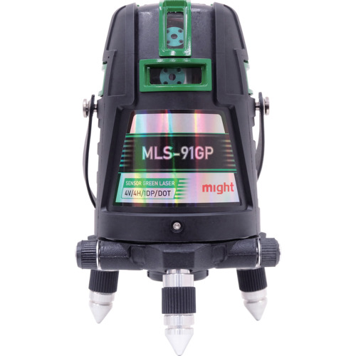 可能导致绿色激光强大线体（MLS-91GP） +接收器（MK-404G） +三脚架（MEL-175）设置 MLS-91GP-RT
