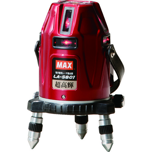 [停产] Max Laser Leveler（红色激光器）电子水平激光LA-S801（垂直：4方向短，水平全圆，地面墨水）
线激光器 LA-S801