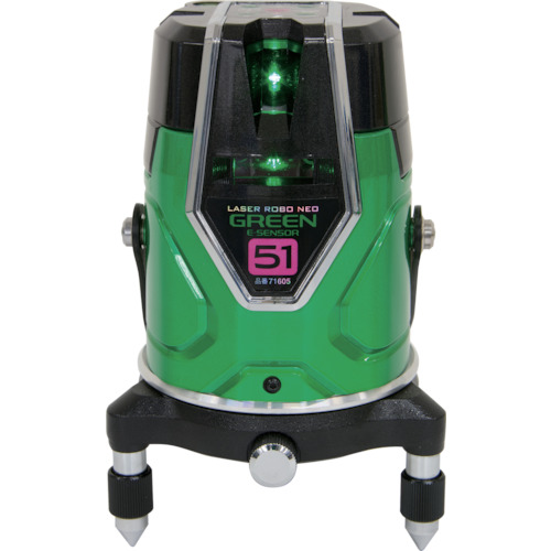         shinwa [售罄并停止]激光robo绿色Neoesensor 51长度和宽度大矩形矩形核心x 2地面墨水
绿线射手 71605