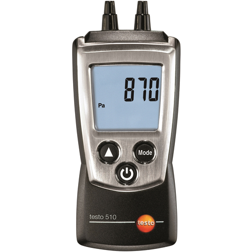 Testo差分压力表Testo 510带差压力校准文档 0563 0510X7004