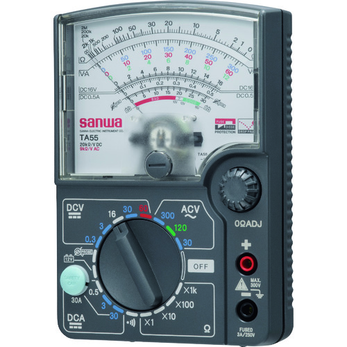 Sanwa模拟多塔汽车测量
模拟多元化 TA55