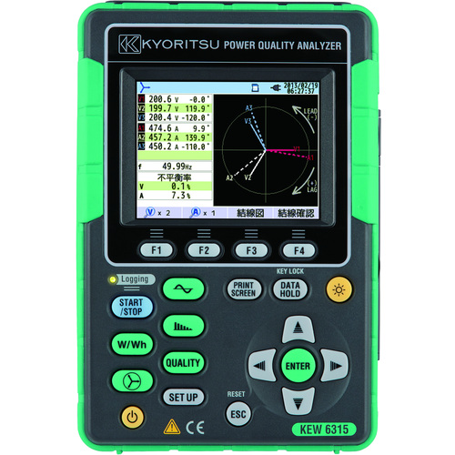 ＫＹＯＲＩＴＳＵ　电源品质アナライザ　
Power Quality Analyzer KEW6315