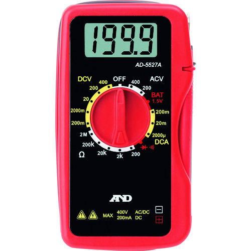 A＆D数字万用表AD5527A
数字万用表 AD5527A