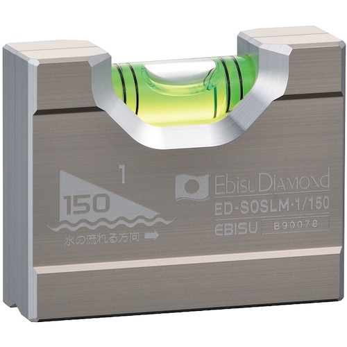 EBISU钻石实心斜率水平，磁铁1/150
实心斜率水平 ED-SOSLM1150