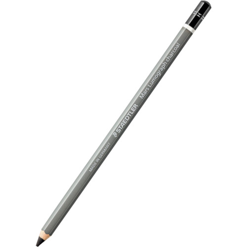 Staedtler 210994）火星木本木炭铅笔硬
木炭铅笔火星100％PEFC 100C-H