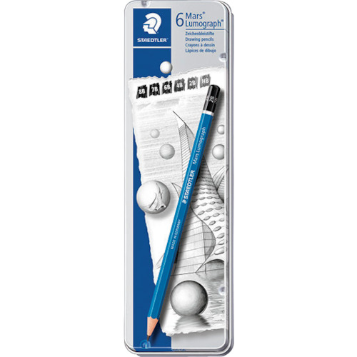 Staedtler 879188）MARS射击高质量制图的高质量铅笔，6硬度套装
铅笔火星射击100％PEFC 100 G6