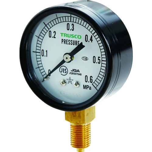 Trusco JIS通用压力表A60&phi;压力范围0.0-0.60MPA
多用途压力表模型A支架类型 TPG60-0.6