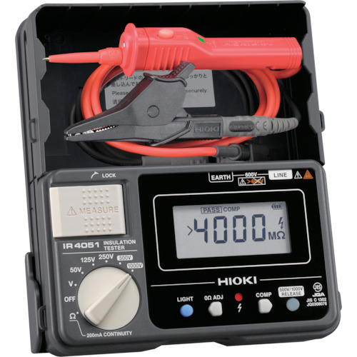 HIOKI数字绝缘电阻器（5范围）IR4051-11包括3个文档
绝缘抗性测试仪 IR4051-11SYORUI3TENTUKI