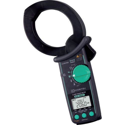 Kyoritsu夹具电表（配备蓝牙通信功能）
夹具功率计 KEW2060BT