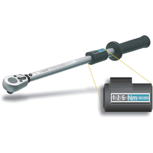 HAZET高精度预设扭矩扳手，插入角度12.7mm 5122-2CLT