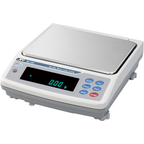 A＆D通用电子平衡0.01g/31kg
精确平衡，扩展分辨率 MC30K