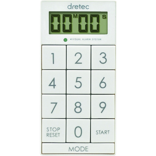 [中断] Dretec数字计时器&ldquo; Slim Cube&rdquo;白色
数字计时器 T-520WT
