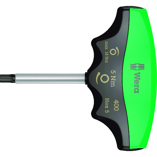 WERA 400扭矩驱动器T型六角形加六角形5.0 / 5.0 nm
扭矩指标 005081