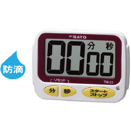 Sato加班计时器TM-23（1709-11）
加班计时器（防滴类型）TM-23 TM-23