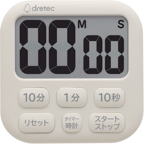 Dretec抗菌计时器&ldquo; Popora 6&rdquo;象牙
数字计时器 T-621IV