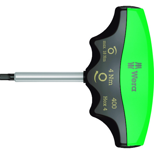 WERA 400扭矩驱动器T型六角形加六角形4.0 / 4.0 nm
扭矩指标 005080