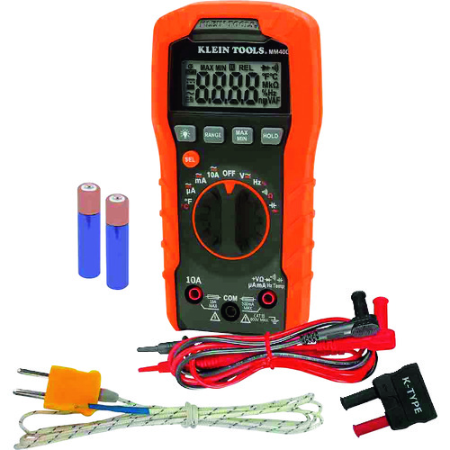 Klein数字万用表600V
数字万用表 MM400A