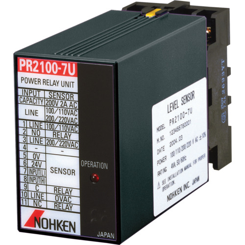 Nomhken Power继电器单元PR2100-7U/S类型 PR2100-7U