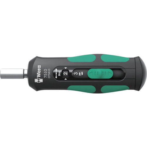 WERA 7510可更换工艺泡沫安全扭矩驱动器，1-3nm
7510 Kraftform安全扭矩速度扭矩螺丝刀，1-3 nm 075810