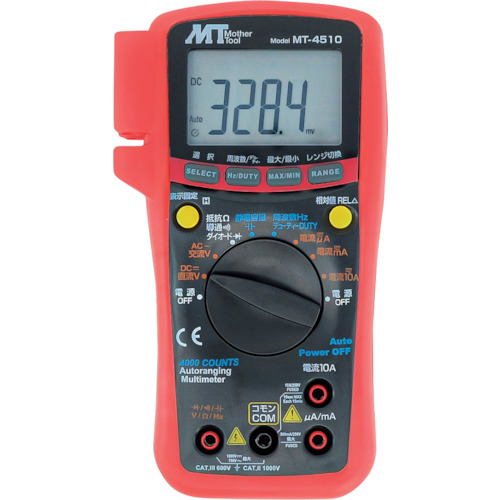 MT数字万用表
数字万用表 MT-4510