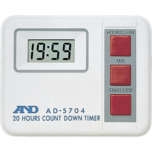 A＆D数字计时器20小时计时器（1件= 1pk）
数字计时器 AD5704