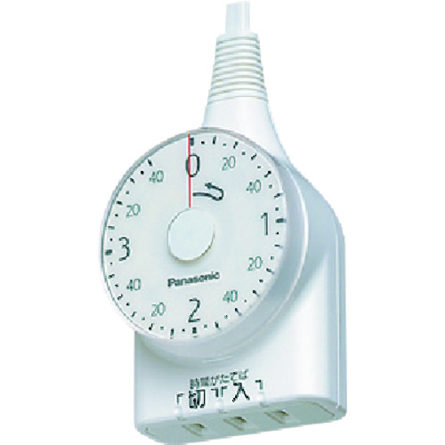 松下表盘计时器3小时类型1M绳索包括白色 WH3211WP