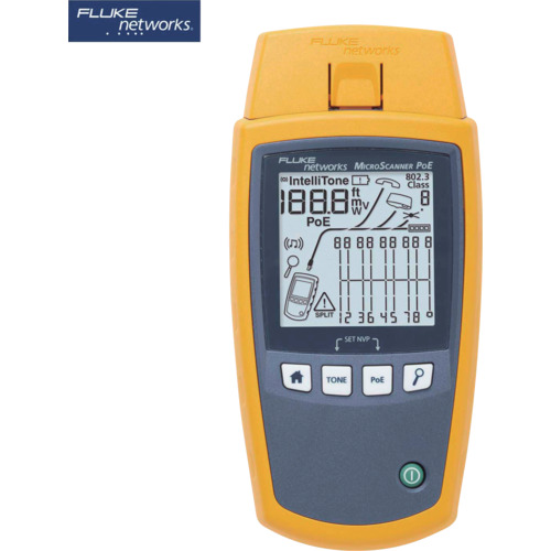 Fluke Net Microscanner POE查看器
电缆测试仪 MS-POE