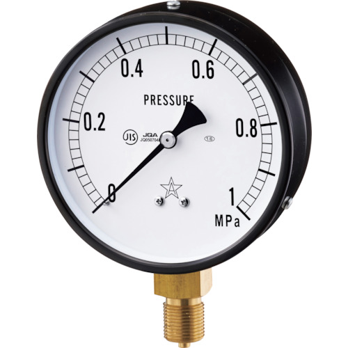 右下：通用压力表
一般压力表 G411-311-M-0.6MPA