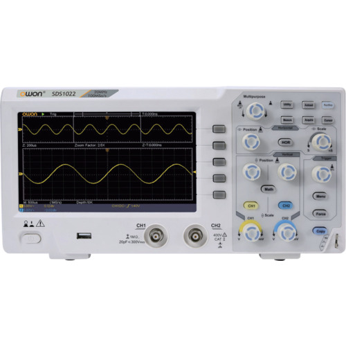 OWON [每次估计] SDS1000系列数字示波器20MHz，2ch
台式示波器 SDS1022