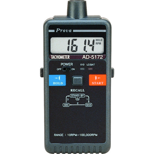 A＆D转速表（非接触）AD5172带有校准的通用（ISO）（检查报告 +可追溯性系统图）
转速表 AD5172-00A00