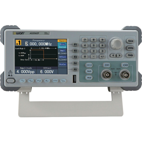 OWON [估计每次]任意波形/功能发生器（AG2062F，60MHz，2CH）
波形生成器 AG2062F