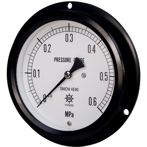 Daiichi Instrument Manufacturing        。，密封压力表（铝制案例），SUS D MU R1/2，100*，0.16MPA MPK-946D-0.16-M
