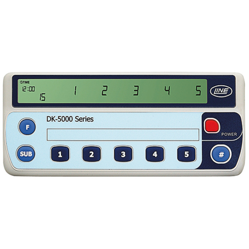 ＡＳ　电子式数取器电子式５连　ＤＫ－５００５Ｅ 3-8418-01