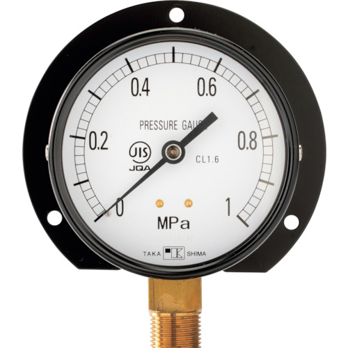 takashima塑料压力表（B框架垂直类型，&phi;75）压力范围0.0-0.6 MPa G3/8 [1223060]
压力计 1223060