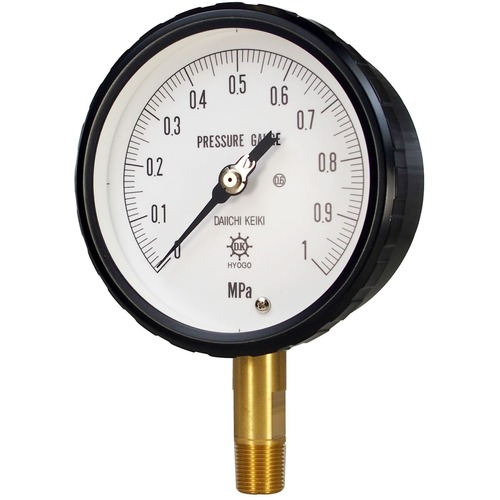 DAIICHI仪器制造有限公司0.6级压力表（铝密封案例）AU G1/2 100 * 0.6/-0.1 * MPA HCT-441A-0.6/-0.1