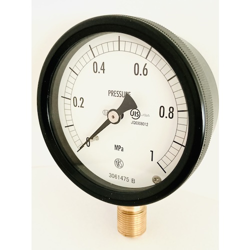 长野密封压力表（A/B框架，垂直）150&phi;型号：BG12（塑料盒）（带有检查报告）
工业压力表 BG12-131  1MPA-IR