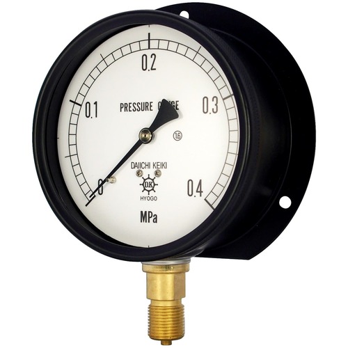 Daiichi Instrument Manufacturing        。，密封压力表（铝制案例），SUS，B型，R1/4，&phi;100，用于蒸汽，3MPA MPG-746B-3-M