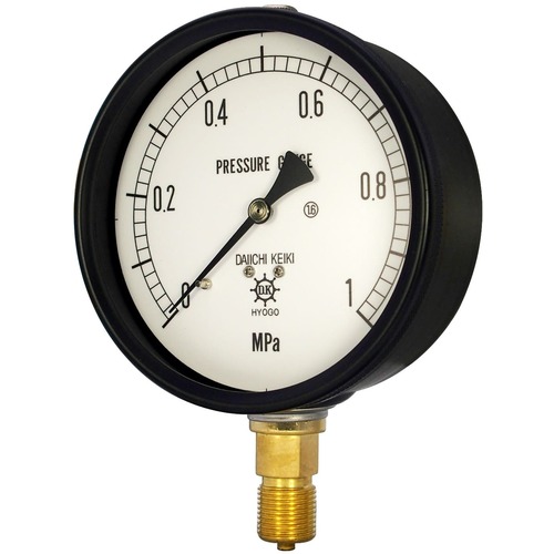 Daiichi Instrument Manufacturing        。，密封压力表（铝制外壳），SUS，类型，R3/8，&phi;75，抗振动，50MPA MPG-836A-50-V
