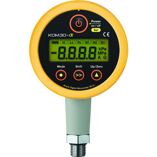 Krone高精度数字压力表KDM30耦合压力电池供电（9V）黄色无线输出（多无线）
高准确的数字压力计KDM30复合压力电池驱动器（9V）黄色无线电输出（多导线） KDM30ALPHA-1MPAC-B-YL-W