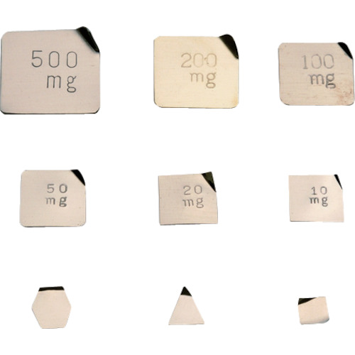 VIBRA M1PSB-2M：板状重量，参考重量类型（非磁性不锈钢）2MG M1等级
多边形不锈钢重量M1 CLS M1PSB-2M