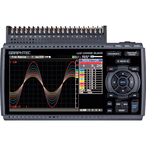 [停产] Yamato GraphTech Midi Logger GL840-M隔离多通道方便的记录器SD插槽模型 GL840-SDM