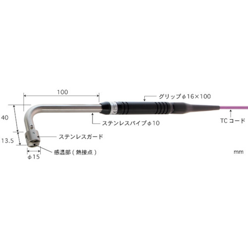 休息固定表面温度传感器类型系列 A-233E-01-1-TC1-ASP